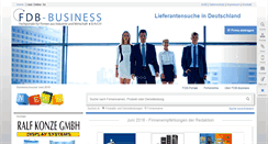 Desktop Screenshot of firmendatenbanken.de