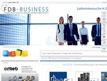 Tablet Screenshot of firmendatenbanken.de